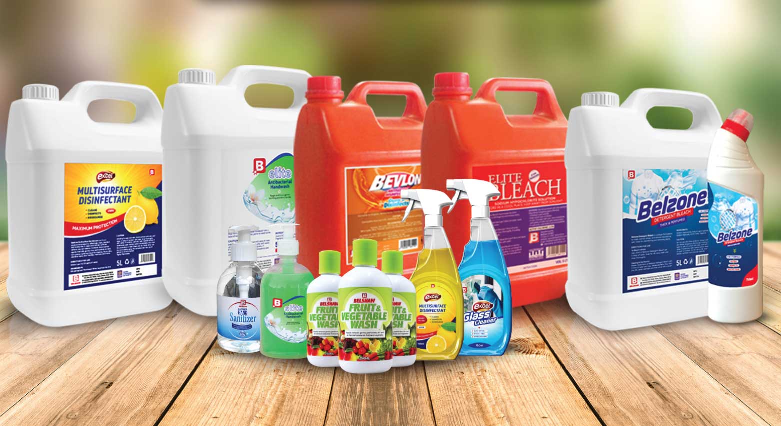 Cleaning store chemical products