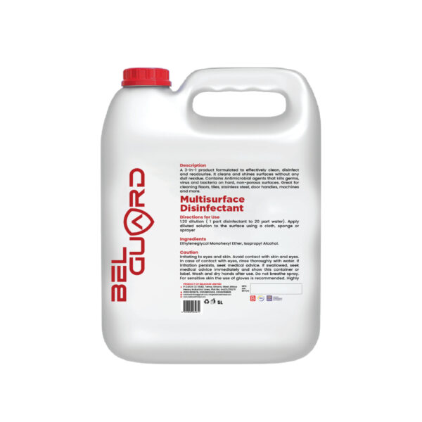 BelGuard Multisurface Disinfectant - 5L